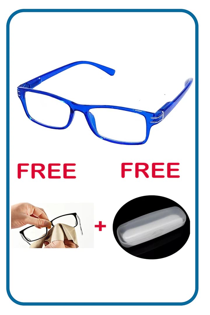 Three Reading Glasses for Men & Women – With Case and Cleaning Cloth (2.00) thumbnail 4