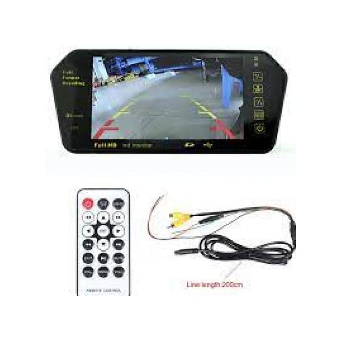 Ultra-big 7 Inch Mirror Tft Led Display Screen With Bluetooth