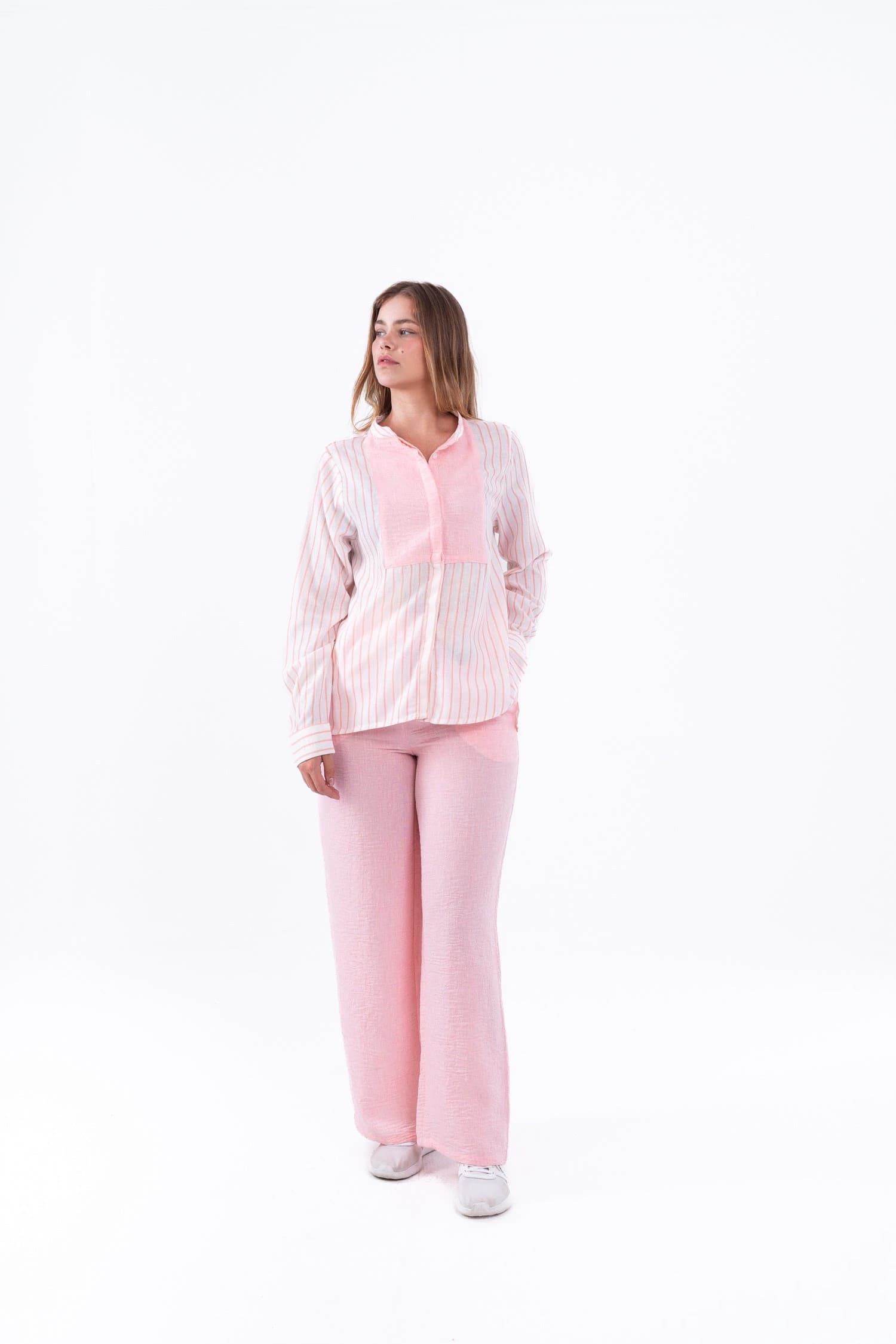 Virmo Linen Pants Pink